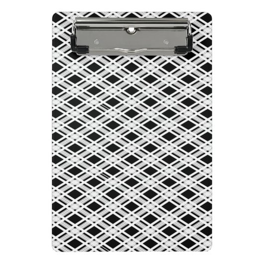 Mini Porte-bloc Motif rayé de plaid (Devant)
