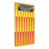 Mini Porte-bloc Motif rayé orange jaune (Incliné)
