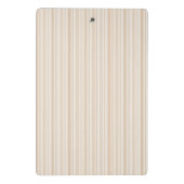 Mini Porte-bloc Motif rayure neutre douce (Dos)