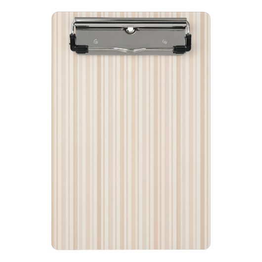 Mini Porte-bloc Motif rayure neutre douce (Devant)