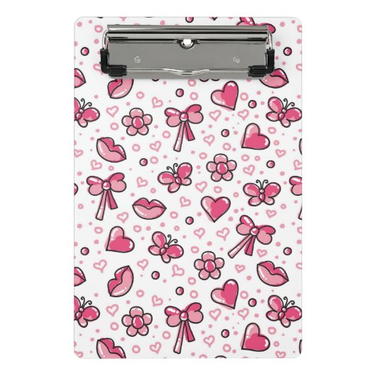 Mini Porte-bloc motif romantique (Devant)