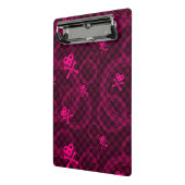 Mini Porte-bloc Motif rose d'Emo avec des cercles (Angle2)