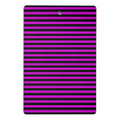 Mini Porte-bloc Motif rose noir rayures (Dos)