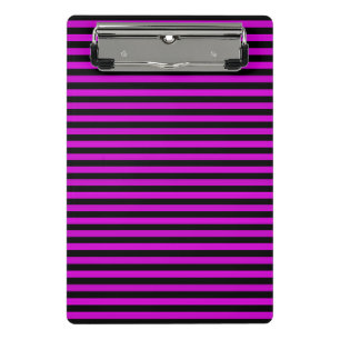 Mini Porte-bloc Motif rose noir rayures