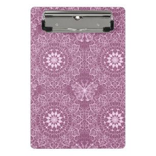 Mini Porte-bloc Motif rose vintage