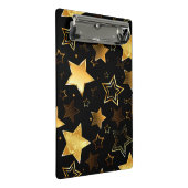 Mini Porte-bloc Motif sans couture avec étoiles d'or (Incliné)