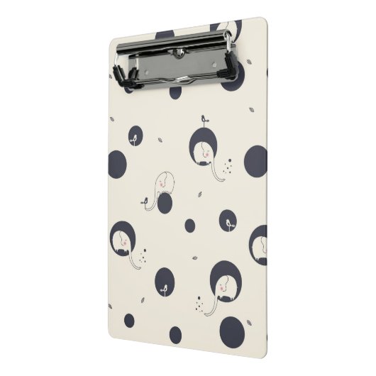 Mini Porte-bloc Motif timide d'éléphant (Angle2)