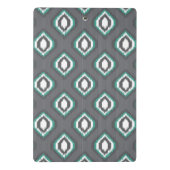 Mini Porte-bloc Motif tribal de rétro ikat géométrique (Dos)