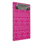 Mini Porte-bloc Motif tricoté par Saint-Valentin 2 (Incliné)