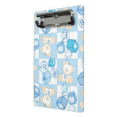 Mini Porte-bloc Motif vérifié d'ours de nounours (Angle2)