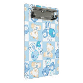 Mini Porte-bloc Motif vérifié d'ours de nounours (Incliné)