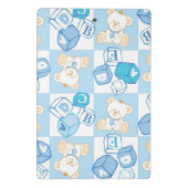 Mini Porte-bloc Motif vérifié d'ours de nounours (Dos)