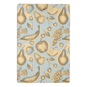 Mini Porte-bloc Motif vintage de fruits (Dos)