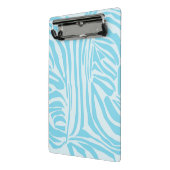 Mini Porte-bloc Motif Zèbre Bleu (Angle2)