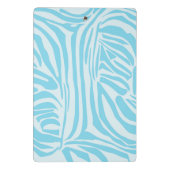 Mini Porte-bloc Motif Zèbre Bleu (Dos)