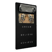 Mini Porte-bloc Motivation Inspiration de succès Cool Tiger yeux (Incliné)