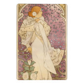 Mini Porte-bloc Mucha Art nouveau femme beauté (Dos)
