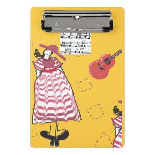 Mini Porte-bloc Musical (Devant)