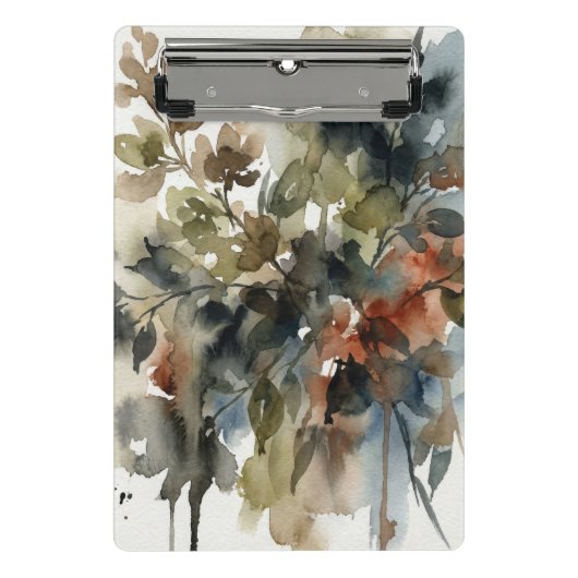 Mini Porte-bloc Muted Forest Watercolor (Devant)