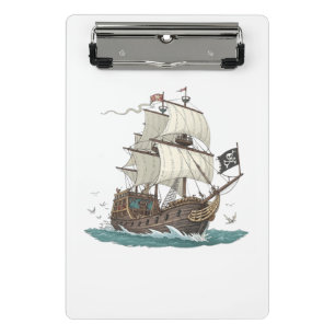 Mini Porte-bloc Navire Pirate