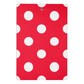 Mini Porte-bloc Neige rouge (Dos)