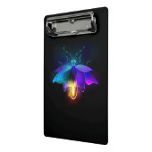 Mini Porte-bloc Neon Firefly sur noir (Angle2)