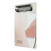 Mini Porte-bloc Neutre Tonalité Terre moderne Abstrait (Angle2)