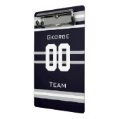 Mini Porte-bloc nom,#, équipe, fan de sports Équipe (Angle2)