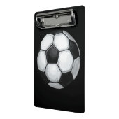 Mini Porte-bloc Nom et numéro du joueur de balle de football (Angle2)