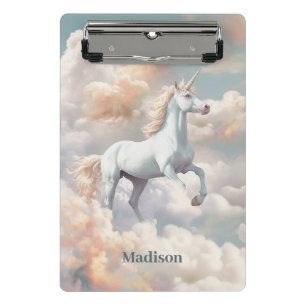 Mini Porte-bloc Nom personnalisé belle licorne
