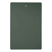 Mini Porte-bloc Nom personnalisé élégant Bleu vert (Dos)