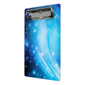 Mini Porte-bloc Northern Light Stars blue + votre texte et vos idé (Angle2)