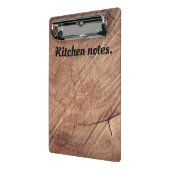 Mini Porte-bloc Notes de cuisine en bois (Angle2)