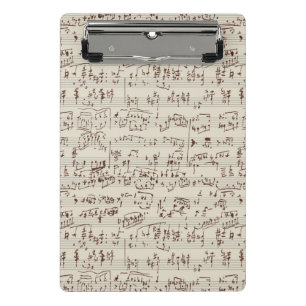 Mini Porte-bloc Notes de musique