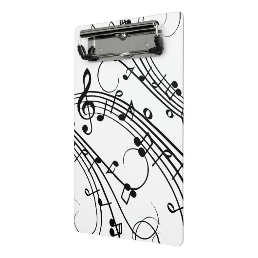 Mini Porte-bloc Notes de musique fantaisie (Angle2)