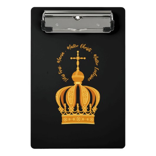 Mini Porte-bloc Notre-Dame de Fatima couronne (Devant)