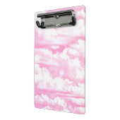 Mini Porte-bloc Nuages Pastel Rose Chaud (Angle2)