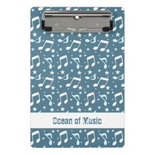 Mini Porte-bloc Océan de musique modelé