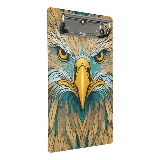 Mini Porte-bloc Oeuvre d'aigle doré (Incliné)