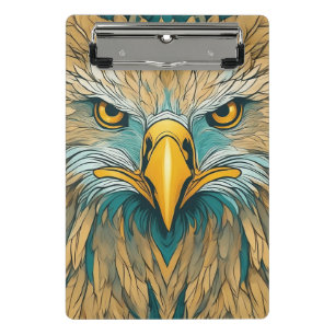 Mini Porte-bloc Oeuvre d'aigle doré