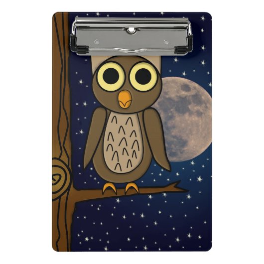 Mini Porte-bloc Oiseau de nuit (Devant)