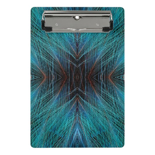 Mini Porte-bloc Oiseau de Paradis Plume Fractale (Devant)