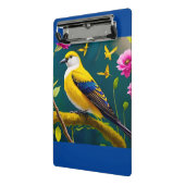 Mini Porte-bloc Oiseau doré (Angle2)