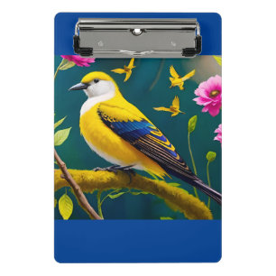 Mini Porte-bloc Oiseau doré
