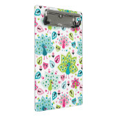 Mini Porte-bloc oiseau et hibou de paon (Incliné)