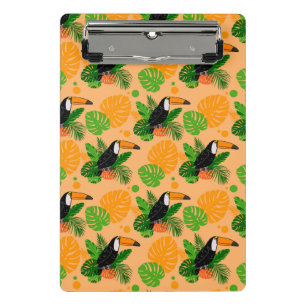 Mini Porte-bloc Oiseau tropical Toucan Motif sans couture