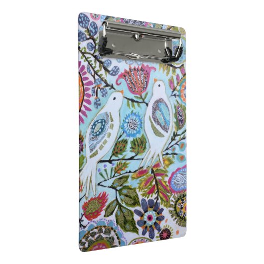 Mini Porte-bloc Oiseaux en papier I (Incliné)