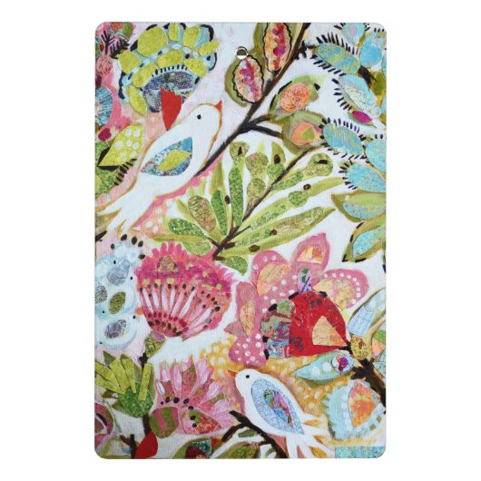 Mini Porte-bloc Oiseaux en papier II (Dos)