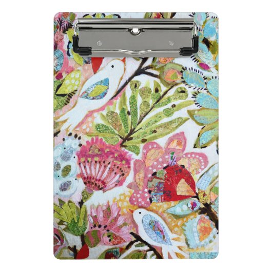 Mini Porte-bloc Oiseaux en papier II (Devant)