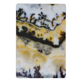 Mini Porte-bloc Onyx à dentelle d'argent (Dos)